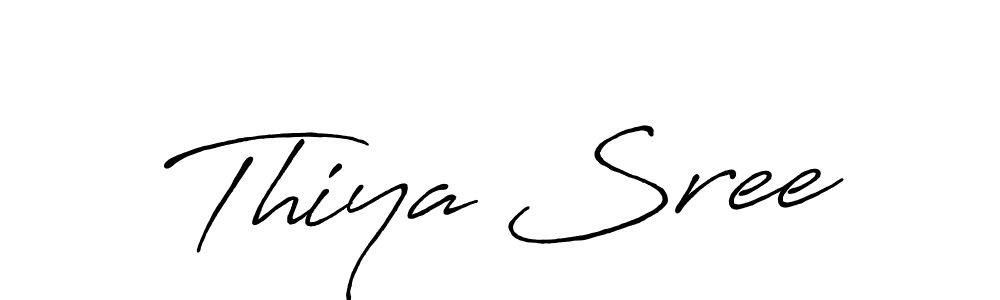 Once you've used our free online signature maker to create your best signature Antro_Vectra_Bolder style, it's time to enjoy all of the benefits that Thiya Sree name signing documents. Thiya Sree signature style 7 images and pictures png