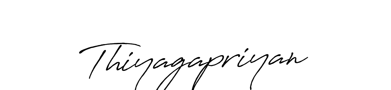 How to make Thiyagapriyan signature? Antro_Vectra_Bolder is a professional autograph style. Create handwritten signature for Thiyagapriyan name. Thiyagapriyan signature style 7 images and pictures png
