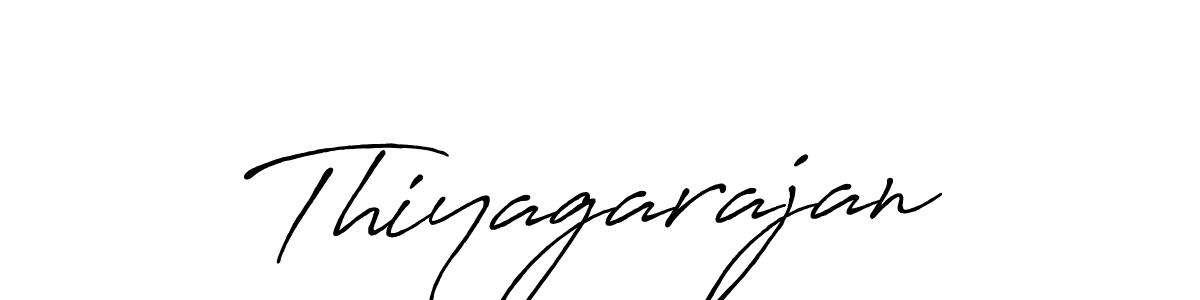 Make a beautiful signature design for name Thiyagarajan. With this signature (Antro_Vectra_Bolder) style, you can create a handwritten signature for free. Thiyagarajan signature style 7 images and pictures png