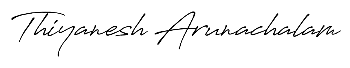You can use this online signature creator to create a handwritten signature for the name Thiyanesh Arunachalam. This is the best online autograph maker. Thiyanesh Arunachalam signature style 7 images and pictures png