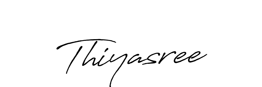 Make a beautiful signature design for name Thiyasree. With this signature (Antro_Vectra_Bolder) style, you can create a handwritten signature for free. Thiyasree signature style 7 images and pictures png
