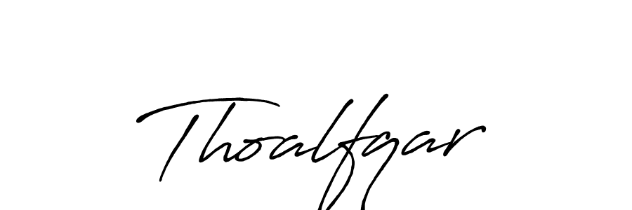 The best way (Antro_Vectra_Bolder) to make a short signature is to pick only two or three words in your name. The name Thoalfqar include a total of six letters. For converting this name. Thoalfqar signature style 7 images and pictures png