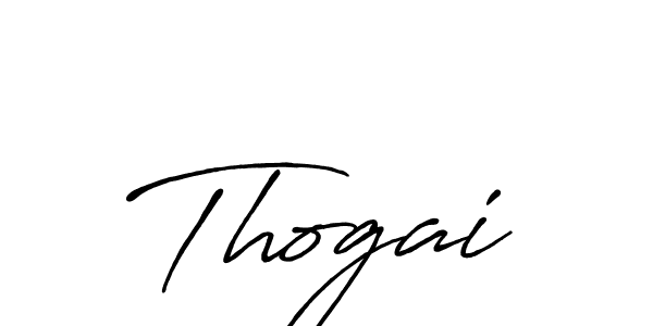 Create a beautiful signature design for name Thogai. With this signature (Antro_Vectra_Bolder) fonts, you can make a handwritten signature for free. Thogai signature style 7 images and pictures png