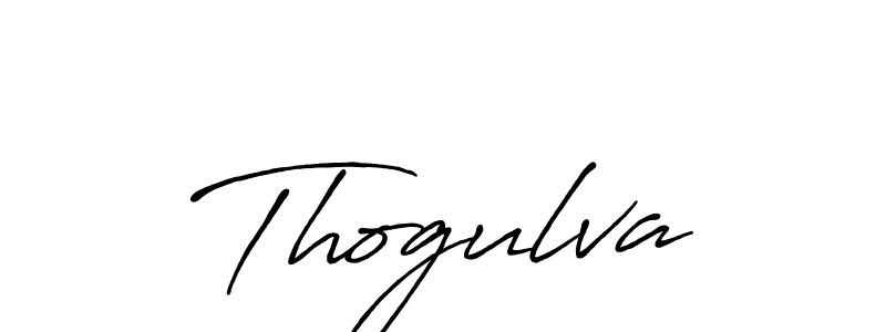 Make a beautiful signature design for name Thogulva. With this signature (Antro_Vectra_Bolder) style, you can create a handwritten signature for free. Thogulva signature style 7 images and pictures png