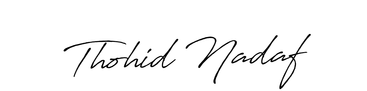 Similarly Antro_Vectra_Bolder is the best handwritten signature design. Signature creator online .You can use it as an online autograph creator for name Thohid Nadaf. Thohid Nadaf signature style 7 images and pictures png