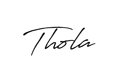 Thola stylish signature style. Best Handwritten Sign (Antro_Vectra_Bolder) for my name. Handwritten Signature Collection Ideas for my name Thola. Thola signature style 7 images and pictures png