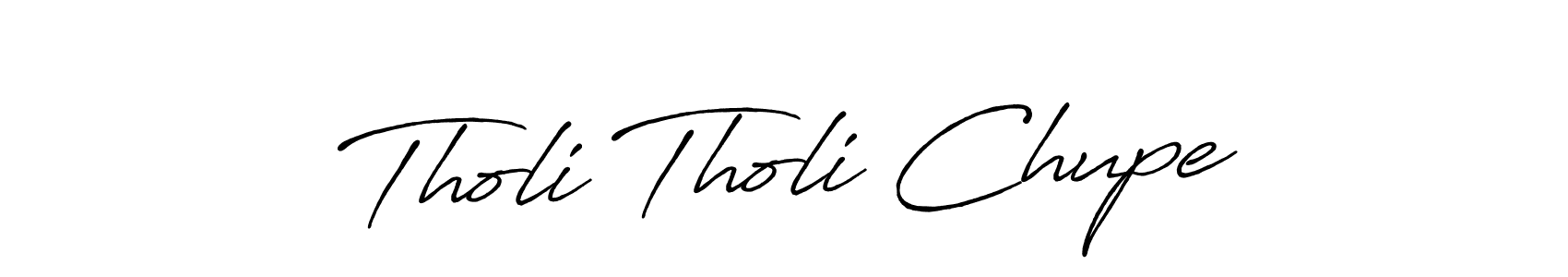 Similarly Antro_Vectra_Bolder is the best handwritten signature design. Signature creator online .You can use it as an online autograph creator for name Tholi Tholi Chupe. Tholi Tholi Chupe signature style 7 images and pictures png