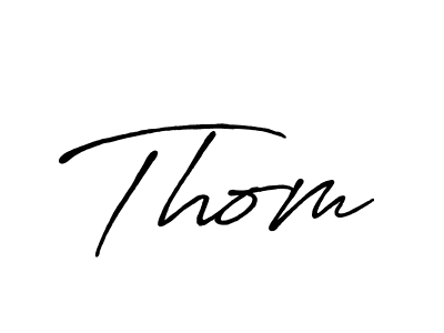 The best way (Antro_Vectra_Bolder) to make a short signature is to pick only two or three words in your name. The name Thom include a total of six letters. For converting this name. Thom signature style 7 images and pictures png