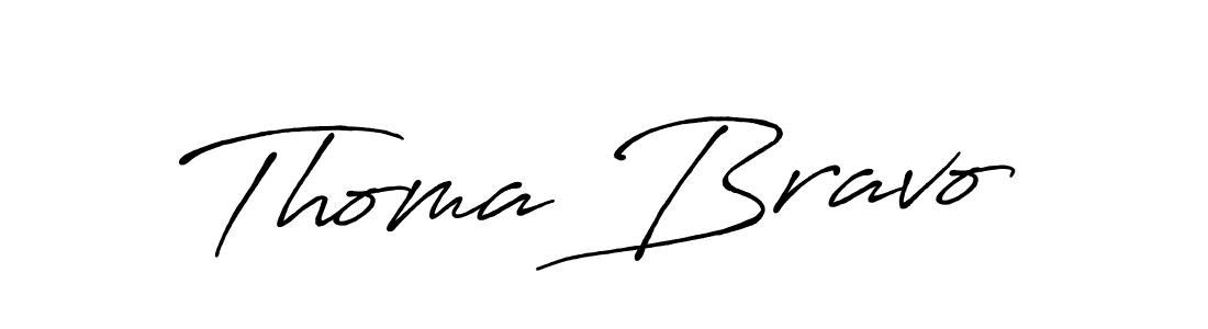 Create a beautiful signature design for name Thoma Bravo. With this signature (Antro_Vectra_Bolder) fonts, you can make a handwritten signature for free. Thoma Bravo signature style 7 images and pictures png