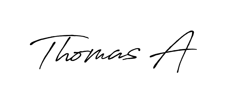 Use a signature maker to create a handwritten signature online. With this signature software, you can design (Antro_Vectra_Bolder) your own signature for name Thomas A. Thomas A signature style 7 images and pictures png
