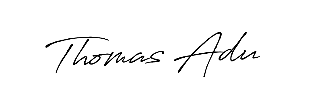 Check out images of Autograph of Thomas Adu name. Actor Thomas Adu Signature Style. Antro_Vectra_Bolder is a professional sign style online. Thomas Adu signature style 7 images and pictures png