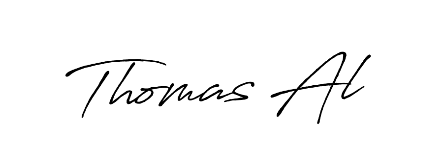 The best way (Antro_Vectra_Bolder) to make a short signature is to pick only two or three words in your name. The name Thomas Al include a total of six letters. For converting this name. Thomas Al signature style 7 images and pictures png