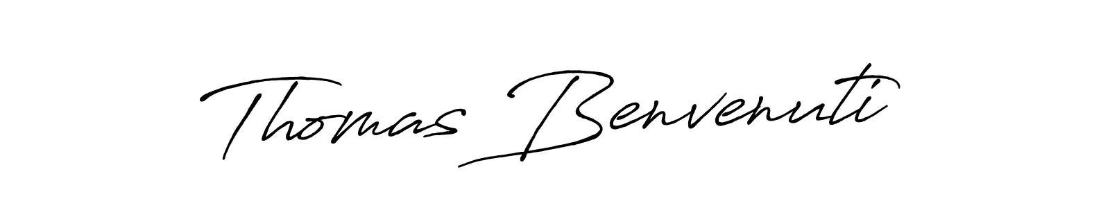 Make a beautiful signature design for name Thomas Benvenuti. Use this online signature maker to create a handwritten signature for free. Thomas Benvenuti signature style 7 images and pictures png