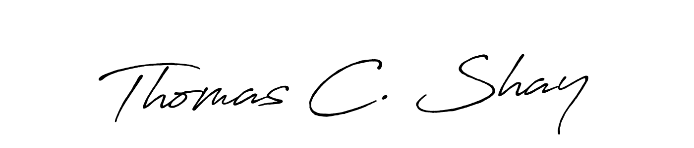 Once you've used our free online signature maker to create your best signature Antro_Vectra_Bolder style, it's time to enjoy all of the benefits that Thomas C. Shay name signing documents. Thomas C. Shay signature style 7 images and pictures png