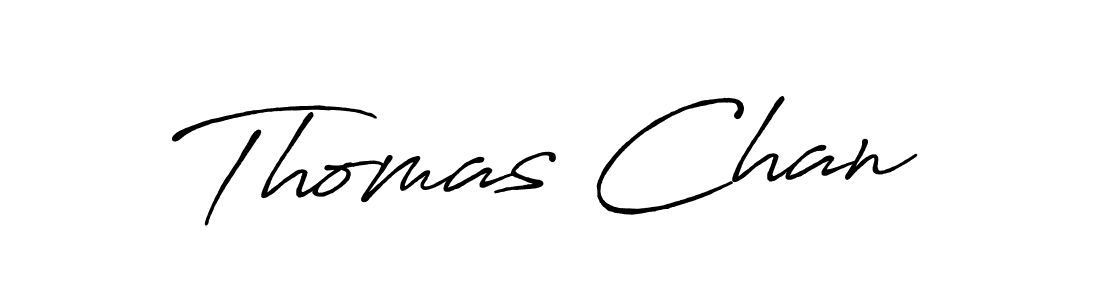 Make a beautiful signature design for name Thomas Chan. With this signature (Antro_Vectra_Bolder) style, you can create a handwritten signature for free. Thomas Chan signature style 7 images and pictures png