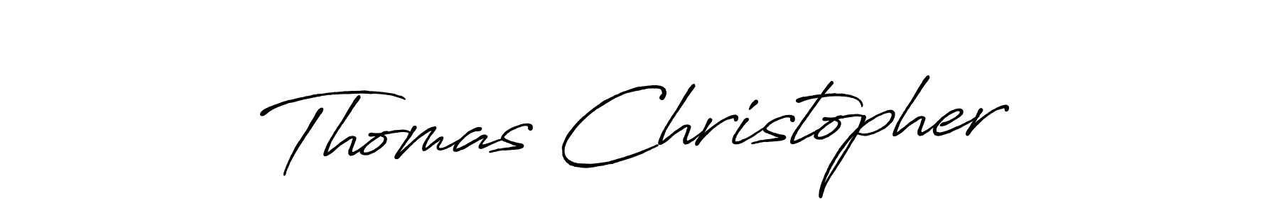 Once you've used our free online signature maker to create your best signature Antro_Vectra_Bolder style, it's time to enjoy all of the benefits that Thomas Christopher name signing documents. Thomas Christopher signature style 7 images and pictures png