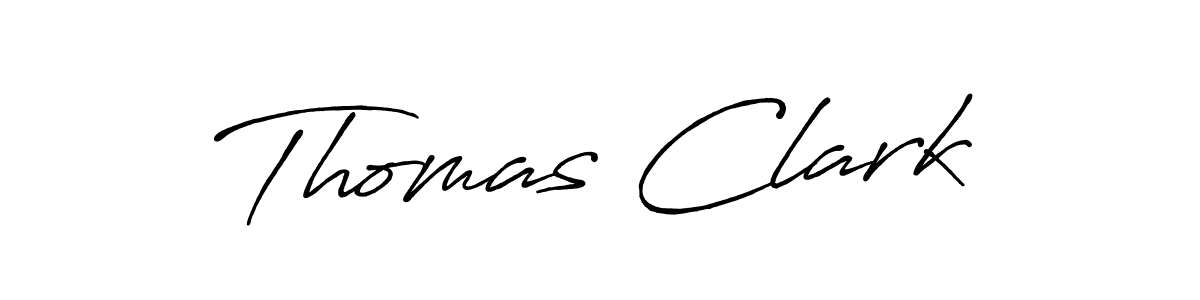 How to make Thomas Clark name signature. Use Antro_Vectra_Bolder style for creating short signs online. This is the latest handwritten sign. Thomas Clark signature style 7 images and pictures png