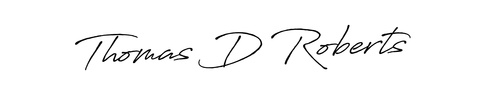 Design your own signature with our free online signature maker. With this signature software, you can create a handwritten (Antro_Vectra_Bolder) signature for name Thomas D Roberts. Thomas D Roberts signature style 7 images and pictures png