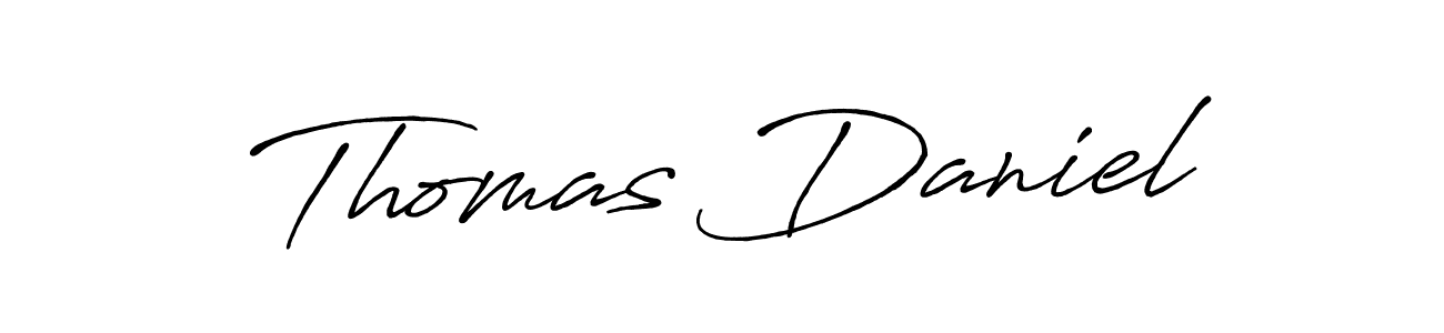 Once you've used our free online signature maker to create your best signature Antro_Vectra_Bolder style, it's time to enjoy all of the benefits that Thomas Daniel name signing documents. Thomas Daniel signature style 7 images and pictures png