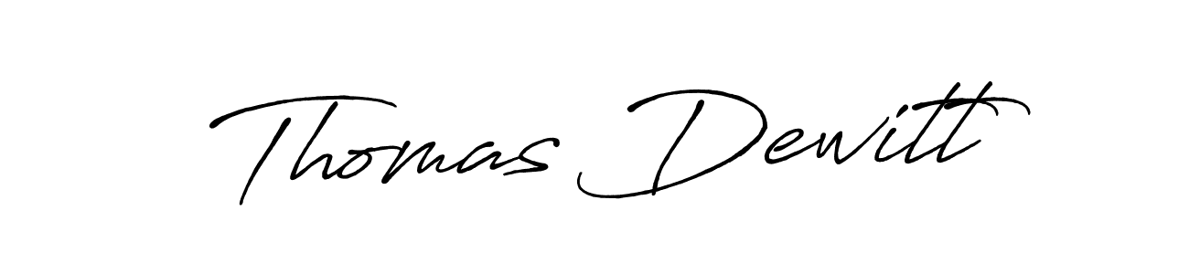 Make a beautiful signature design for name Thomas Dewitt. With this signature (Antro_Vectra_Bolder) style, you can create a handwritten signature for free. Thomas Dewitt signature style 7 images and pictures png