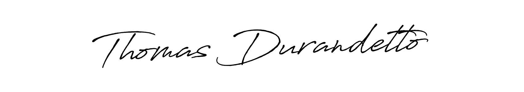 How to make Thomas Durandetto name signature. Use Antro_Vectra_Bolder style for creating short signs online. This is the latest handwritten sign. Thomas Durandetto signature style 7 images and pictures png