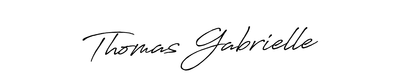 Design your own signature with our free online signature maker. With this signature software, you can create a handwritten (Antro_Vectra_Bolder) signature for name Thomas Gabrielle. Thomas Gabrielle signature style 7 images and pictures png