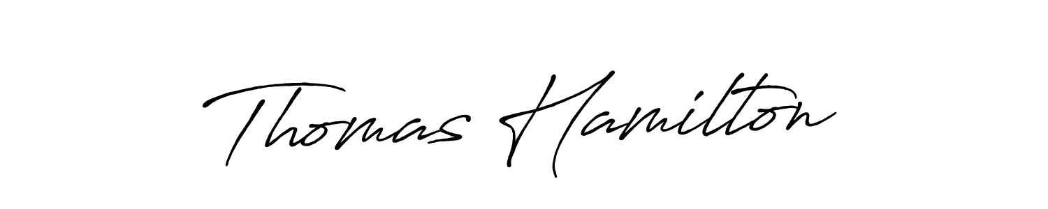 Thomas Hamilton stylish signature style. Best Handwritten Sign (Antro_Vectra_Bolder) for my name. Handwritten Signature Collection Ideas for my name Thomas Hamilton. Thomas Hamilton signature style 7 images and pictures png