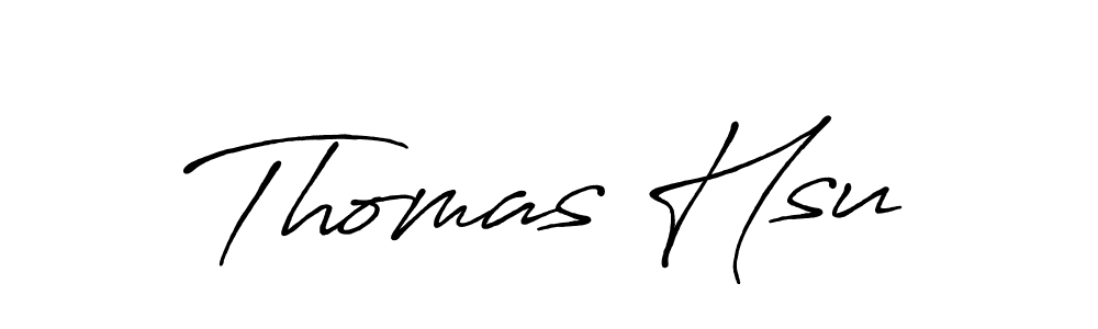 Also we have Thomas Hsu name is the best signature style. Create professional handwritten signature collection using Antro_Vectra_Bolder autograph style. Thomas Hsu signature style 7 images and pictures png