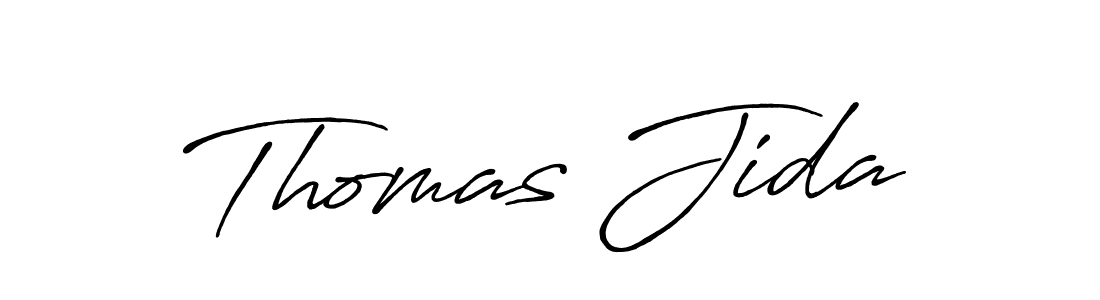 Also You can easily find your signature by using the search form. We will create Thomas Jida name handwritten signature images for you free of cost using Antro_Vectra_Bolder sign style. Thomas Jida signature style 7 images and pictures png