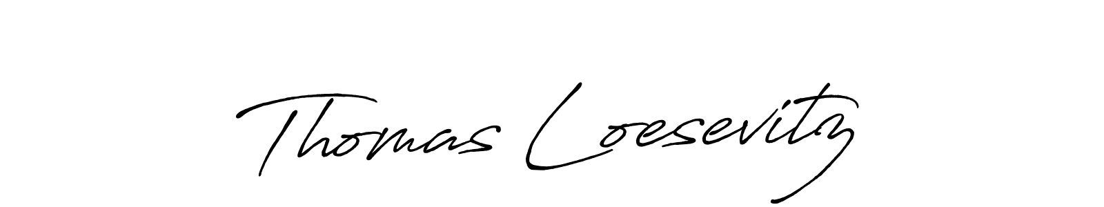 Design your own signature with our free online signature maker. With this signature software, you can create a handwritten (Antro_Vectra_Bolder) signature for name Thomas Loesevitz. Thomas Loesevitz signature style 7 images and pictures png