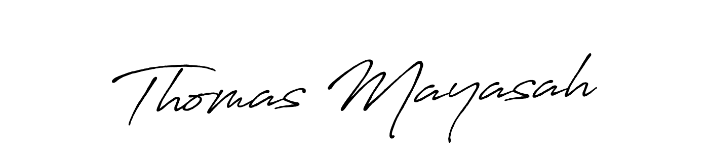 It looks lik you need a new signature style for name Thomas Mayasah. Design unique handwritten (Antro_Vectra_Bolder) signature with our free signature maker in just a few clicks. Thomas Mayasah signature style 7 images and pictures png