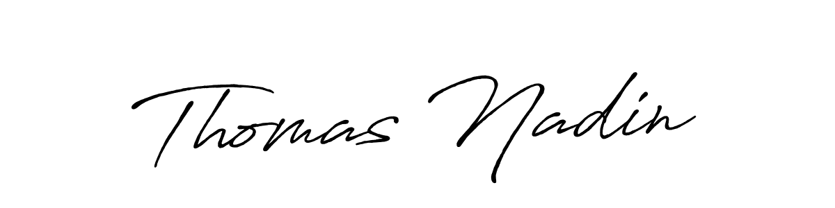 This is the best signature style for the Thomas Nadin name. Also you like these signature font (Antro_Vectra_Bolder). Mix name signature. Thomas Nadin signature style 7 images and pictures png