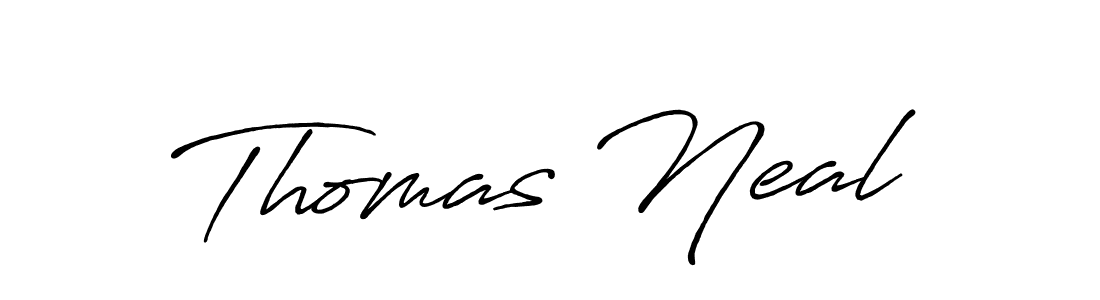 You should practise on your own different ways (Antro_Vectra_Bolder) to write your name (Thomas Neal) in signature. don't let someone else do it for you. Thomas Neal signature style 7 images and pictures png