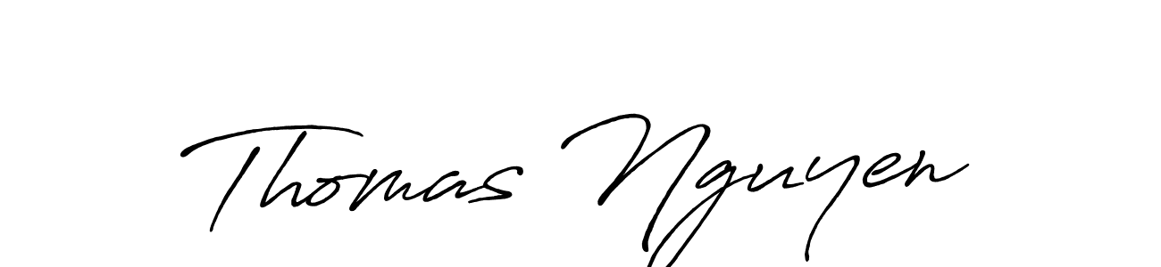 Also You can easily find your signature by using the search form. We will create Thomas Nguyen name handwritten signature images for you free of cost using Antro_Vectra_Bolder sign style. Thomas Nguyen signature style 7 images and pictures png