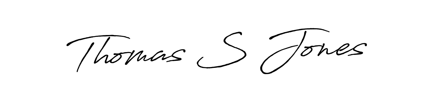 Also we have Thomas S Jones name is the best signature style. Create professional handwritten signature collection using Antro_Vectra_Bolder autograph style. Thomas S Jones signature style 7 images and pictures png
