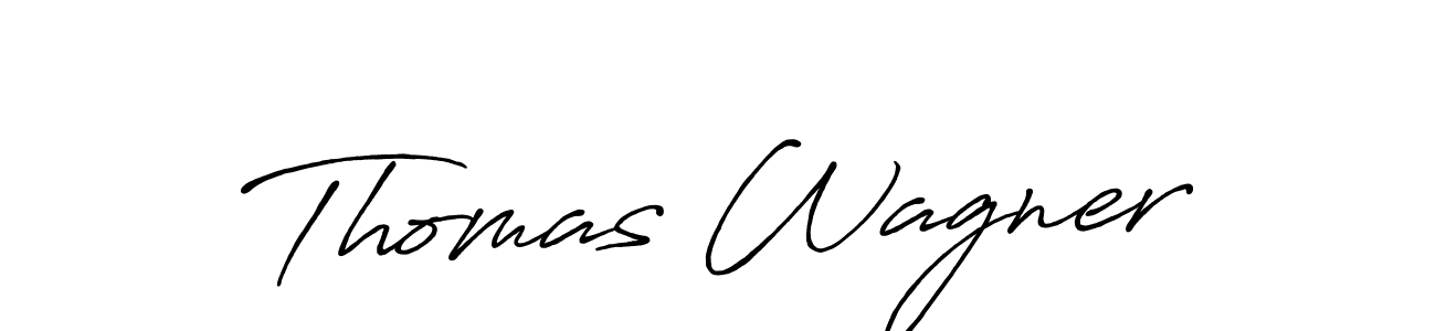 Create a beautiful signature design for name Thomas Wagner. With this signature (Antro_Vectra_Bolder) fonts, you can make a handwritten signature for free. Thomas Wagner signature style 7 images and pictures png