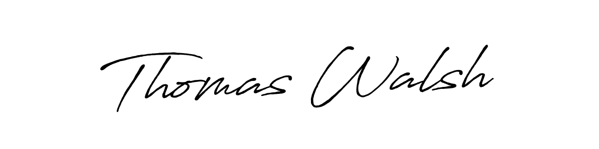 How to make Thomas Walsh signature? Antro_Vectra_Bolder is a professional autograph style. Create handwritten signature for Thomas Walsh name. Thomas Walsh signature style 7 images and pictures png