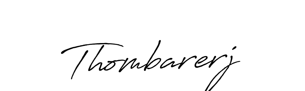 How to make Thombarerj signature? Antro_Vectra_Bolder is a professional autograph style. Create handwritten signature for Thombarerj name. Thombarerj signature style 7 images and pictures png