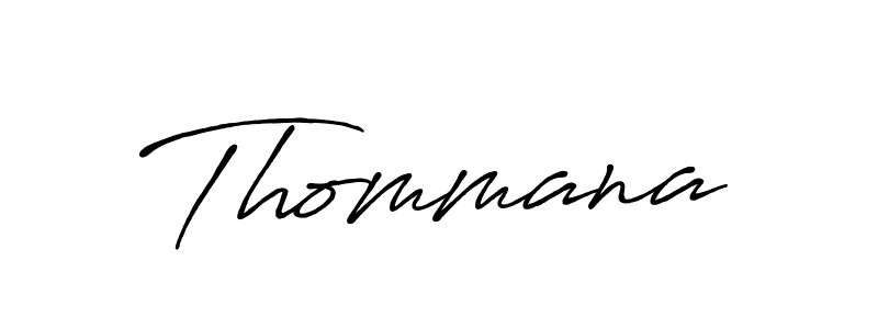 Make a beautiful signature design for name Thommana. Use this online signature maker to create a handwritten signature for free. Thommana signature style 7 images and pictures png