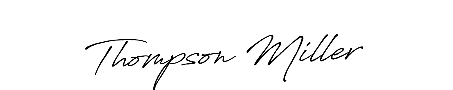 It looks lik you need a new signature style for name Thompson Miller. Design unique handwritten (Antro_Vectra_Bolder) signature with our free signature maker in just a few clicks. Thompson Miller signature style 7 images and pictures png