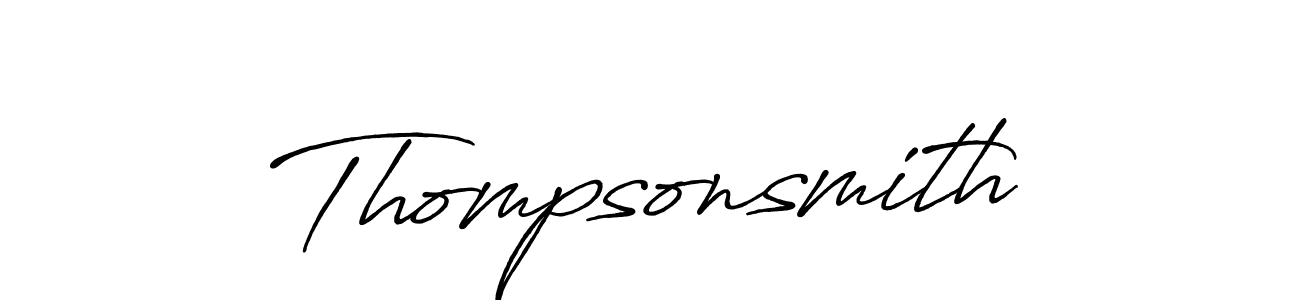 It looks lik you need a new signature style for name Thompsonsmith. Design unique handwritten (Antro_Vectra_Bolder) signature with our free signature maker in just a few clicks. Thompsonsmith signature style 7 images and pictures png