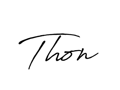 You should practise on your own different ways (Antro_Vectra_Bolder) to write your name (Thon) in signature. don't let someone else do it for you. Thon signature style 7 images and pictures png