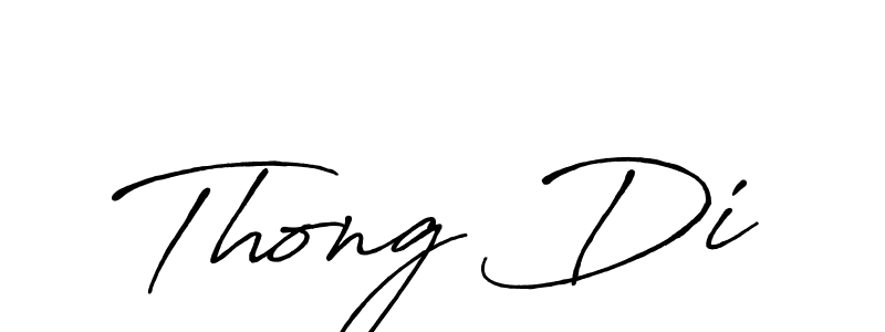 Create a beautiful signature design for name Thong Di. With this signature (Antro_Vectra_Bolder) fonts, you can make a handwritten signature for free. Thong Di signature style 7 images and pictures png