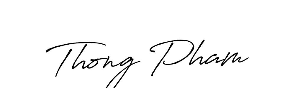 Use a signature maker to create a handwritten signature online. With this signature software, you can design (Antro_Vectra_Bolder) your own signature for name Thong Pham. Thong Pham signature style 7 images and pictures png