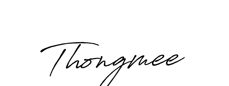 Thongmee stylish signature style. Best Handwritten Sign (Antro_Vectra_Bolder) for my name. Handwritten Signature Collection Ideas for my name Thongmee. Thongmee signature style 7 images and pictures png