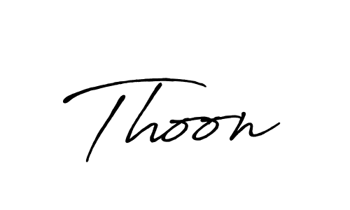 Thoon stylish signature style. Best Handwritten Sign (Antro_Vectra_Bolder) for my name. Handwritten Signature Collection Ideas for my name Thoon. Thoon signature style 7 images and pictures png