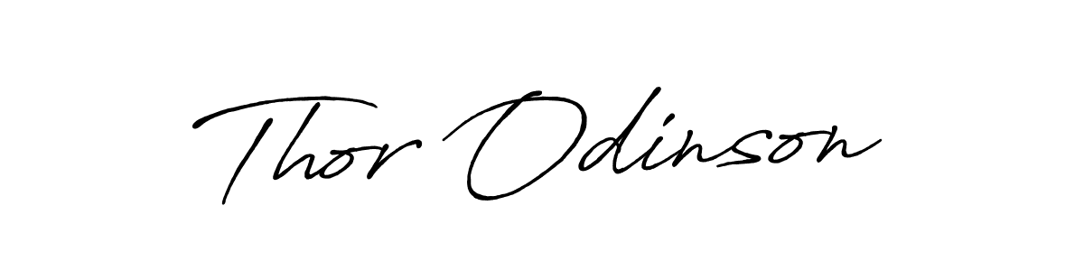 How to make Thor Odinson signature? Antro_Vectra_Bolder is a professional autograph style. Create handwritten signature for Thor Odinson name. Thor Odinson signature style 7 images and pictures png