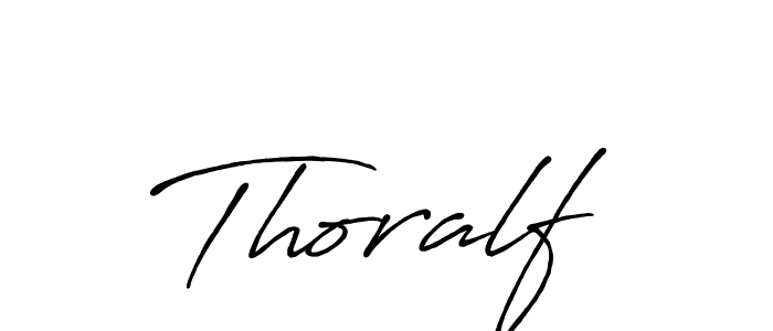 How to make Thoralf signature? Antro_Vectra_Bolder is a professional autograph style. Create handwritten signature for Thoralf name. Thoralf signature style 7 images and pictures png