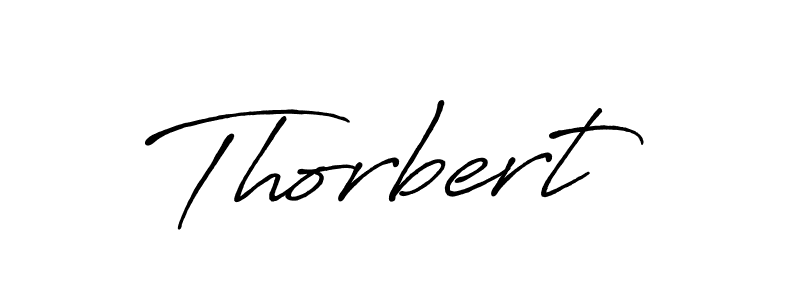 Create a beautiful signature design for name Thorbert. With this signature (Antro_Vectra_Bolder) fonts, you can make a handwritten signature for free. Thorbert signature style 7 images and pictures png