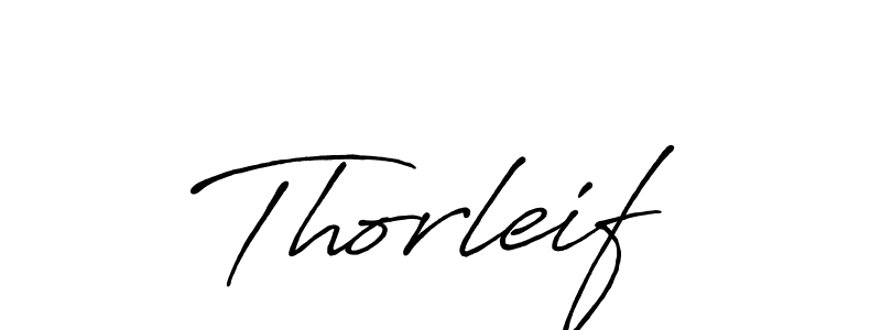 Thorleif stylish signature style. Best Handwritten Sign (Antro_Vectra_Bolder) for my name. Handwritten Signature Collection Ideas for my name Thorleif. Thorleif signature style 7 images and pictures png